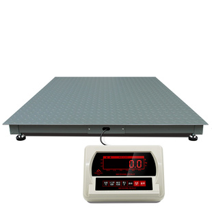 上海耀华电子地磅秤1-3吨养殖场称猪牛带围栏加厚磅秤畜牧平台称