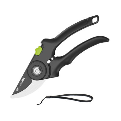 得力直嘴园艺修剪剪刀防锈防护