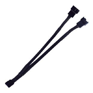 电脑机箱风扇4pin一分三转接线串联一分二风扇延长线1拖三集线器