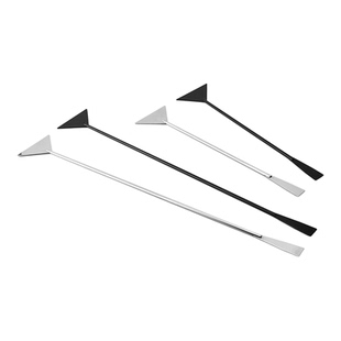 鱼缸平沙铲草缸造景开缸水草泥平沙器不锈钢黑色碳化水草工具专用