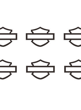 头盔标志贴纸贴纸哈雷logo