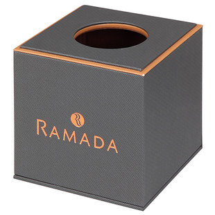 皮革纸巾盒酒店宾馆定制logo收纳盒客房轻奢垃圾桶鞋盒工厂直销