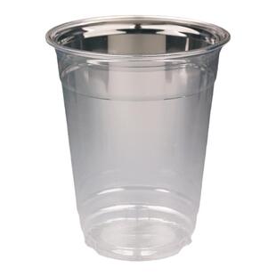 100只星冰乐胚杯400ml92口径透明塑料杯一次性杯饮料冷饮果汁带盖