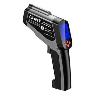 正泰高温红外线测温仪高精度工业用水温油温冶炼空调测温枪双激光