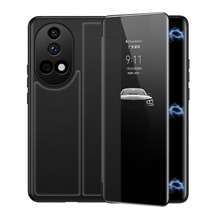 华为nova12手机壳nova12pro真皮磁吸翻盖ultra星耀版保护套活力版系列11新款全包防摔商务高级感外壳适用于