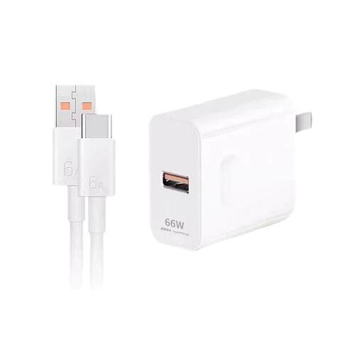 适用66w超级快充头华为120w充电器mate60 30pro p50p40p30 nova8/9荣耀70v20手机100W插头数据线闪充套装VOVI