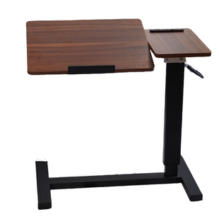 实木床边桌可移动升降折叠护理病人餐桌床上卧床老人吃饭桌康复桌