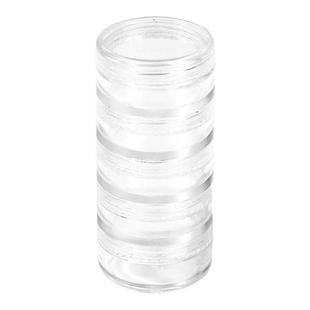 便携透明首饰整理盒子精致叠加多层戒指项链耳钉饰品盒药片收纳盒