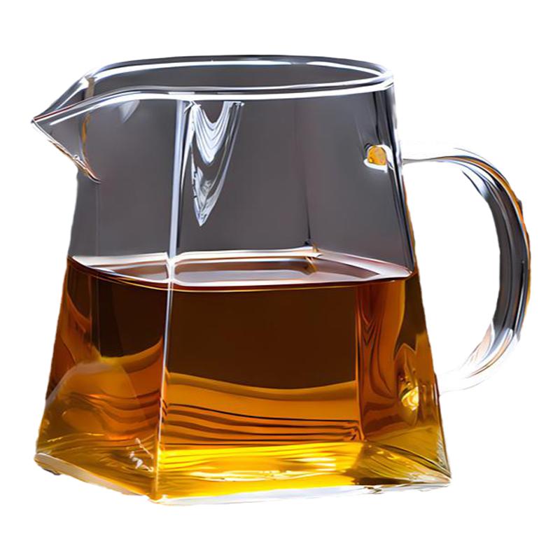 茶具公道杯玻璃大小号加厚公杯耐热高硼硅玻璃茶器茶海茶水分茶器