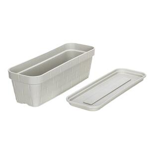 长方形种菜盆窗台花盆窄长条多肉室内阳台绿植户外花卉花盘树脂