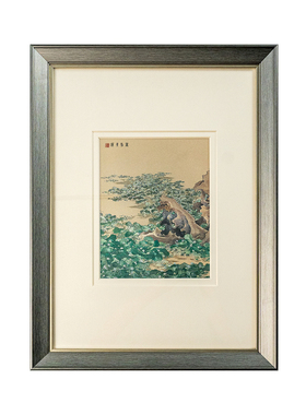 皇城工坊纯银凹版画万点青莲壁画