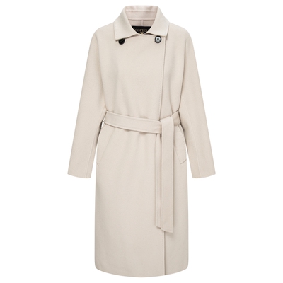 Scofield女装简约偏门襟大衣