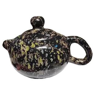 天然梅花玉茶壶
