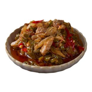 王婆家泡菜渣渣肉酸辣咸菜四川自制炒酸豆角萝卜碎米肉下饭菜即食