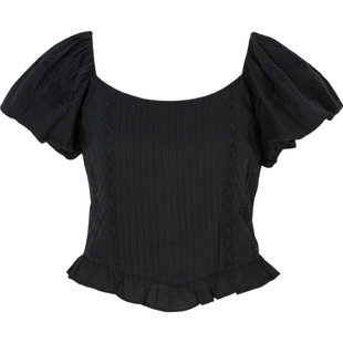 【折扣】LoveShackFancy 女刺绣棉质巴里纱上衣