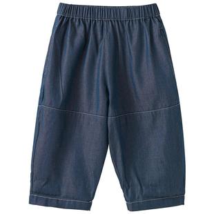 博睿恩男童裤子钱布雷柔软牛仔裤春夏款宝宝儿童休闲百搭阔腿裤