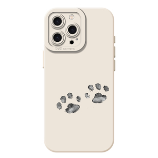 小猫爪印适用苹果17手机壳iphone16pm荣耀500华为mate70air情侣nova15小狗p80小米17红米oppofindx9/vivox300