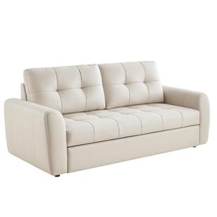 全友家居新款沙发床小户型租房卧室伸缩奶油风两用一体沙发可变床