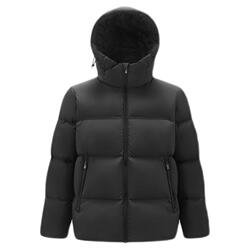 森马情侣款三防外套连帽羽绒服男