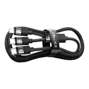 能适Type-C数据线二合一双头pd适用iPhone15充电线超级一拖二100w快充适用苹果华为小米平板电脑MacBookPro