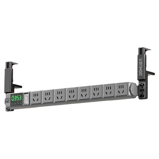 德木专利桌夹 免打孔稳固插排通用 可桌面可桌下pdu排插固定器