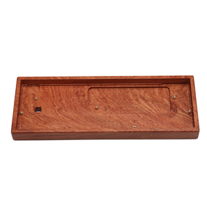 GH60机械键盘木壳 花梨木 胡桃木壳 60%外壳客制化 Wooting外壳