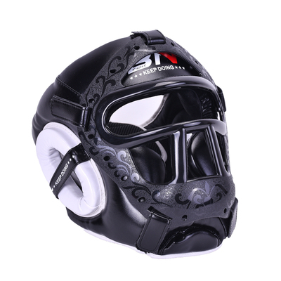 正品假一赔十BN拳击护头面罩头盔