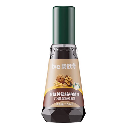 【百补】碧欧奇有机特级核桃酱油无添加儿童调味料减盐送宝宝食谱