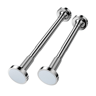 晾衣杆免打孔可伸缩厨房用品抹布小置物架壁挂式毛巾架挂件挂杆子