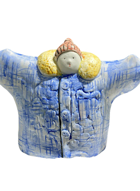 高级感小众创意陶瓷人物摆件