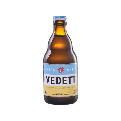 整箱 比利时风味 白熊啤酒Vedett精酿小麦白啤酒330ml*24瓶