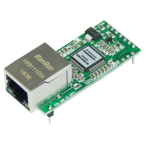 串口转以太网口工业物联网络通讯服务器RJ45转TTL双向透传模块TCP