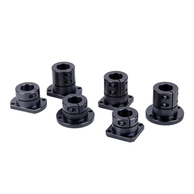 45钢法兰导向轴支座光轴固定座