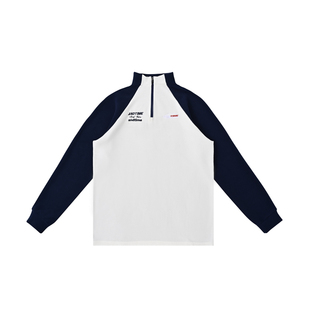 ANDTIME摇粒绒拼接半拉链长袖运动户外保暖卫衣训练跑步健身外套