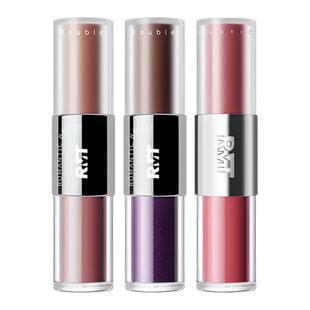 [新品热销] RMT罗小曼迷雾派对双头唇釉雾面哑光裸色唇蜜双效口红