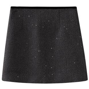 水云间女装 优雅聚会高腰时尚摩登小A字裙半身裙2025秋季新款