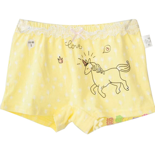 ELALA衣拉拉品牌童装内裤儿童女孩四季平角内裤女童齐头短裤裤头