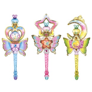 奥迪双钻巴啦啦小魔仙白尹玥魔法棒月亮蝴蝶翅膀女童发光巴啦啦玩