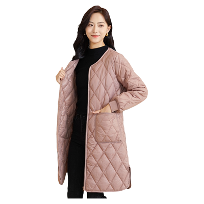 中长款羽绒棉保暖防寒外套棉衣