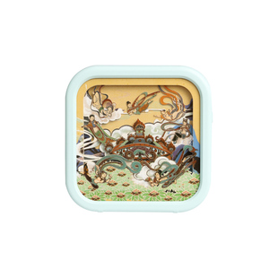 敦煌研究院 纸间光影纸雕灯冰箱贴 敦煌冰箱贴磁贴文创礼物纪念品