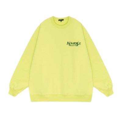 NUMERALS卫衣男冬季新款字母日系运动休闲显瘦长袖套头衫250392