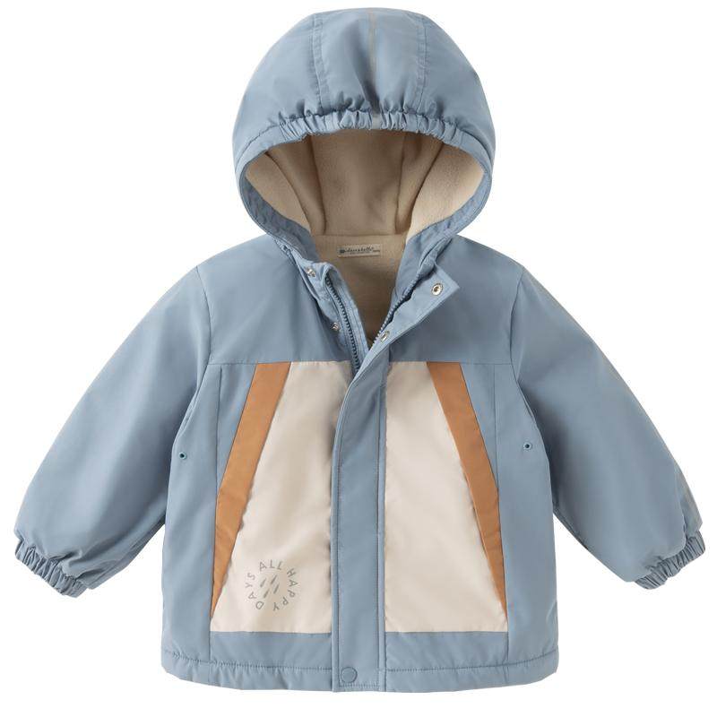 戴维贝拉防水透湿男童加绒外套