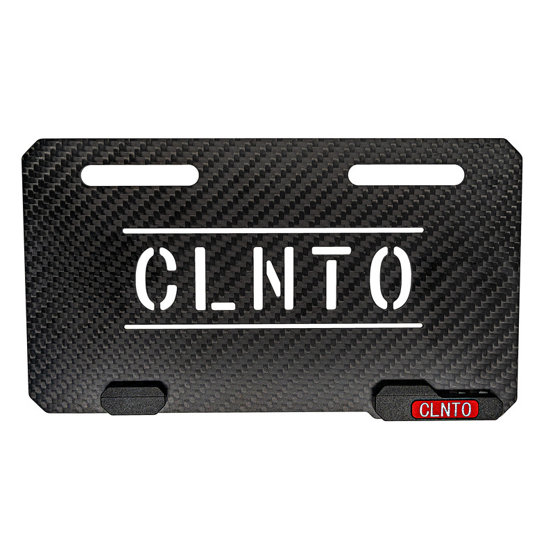 CLNTO新国标碳纤维CNC牌照框