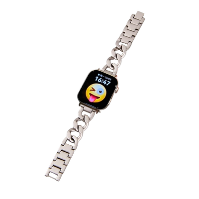 云顶适用华为FIT星光色金属表带