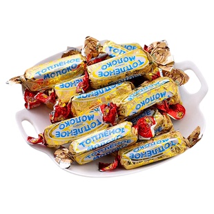 slavyanka斯拉夫俄罗斯原装进口糖果榛子巧克力夹心酸奶威化糖果