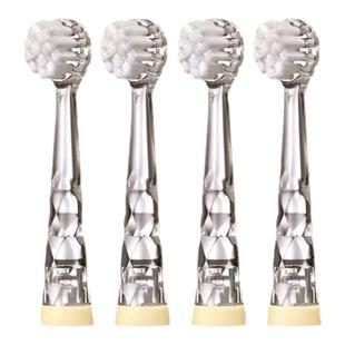 BabySmile儿童电动牙刷替换刷头适用S204/S205/S206到手4支软硬毛