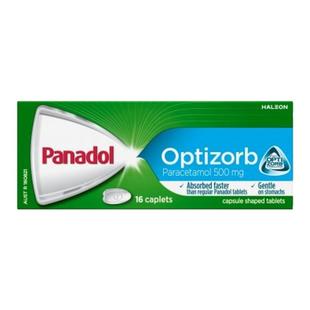 澳大利亚直邮Panadol Optizorb止痛片缓解疼痛身体不适16片/盒