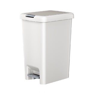 家杰优品垃圾桶脚踏手按双开盖家用客厅厨房卫生间厕所垃圾桶带盖
