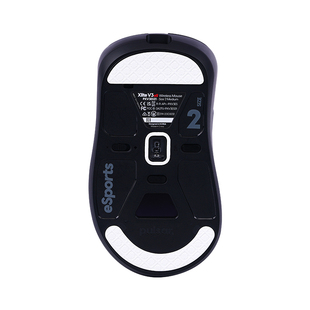 Skyglide暗金3D凸感适用于Pulsar派世XLITE V3es鼠标脚贴顺滑定位