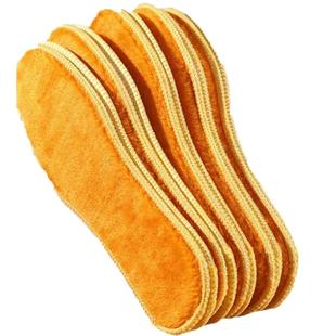 加绒加厚保暖鞋垫冬季毛绒绒鞋垫学生雪地靴防臭透气吸汗鞋垫子